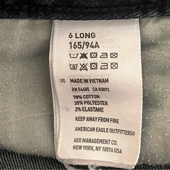 American Eagle Outfitters Jegging Women’s Size 6 Long Dark Wash - Picture 4 of 6